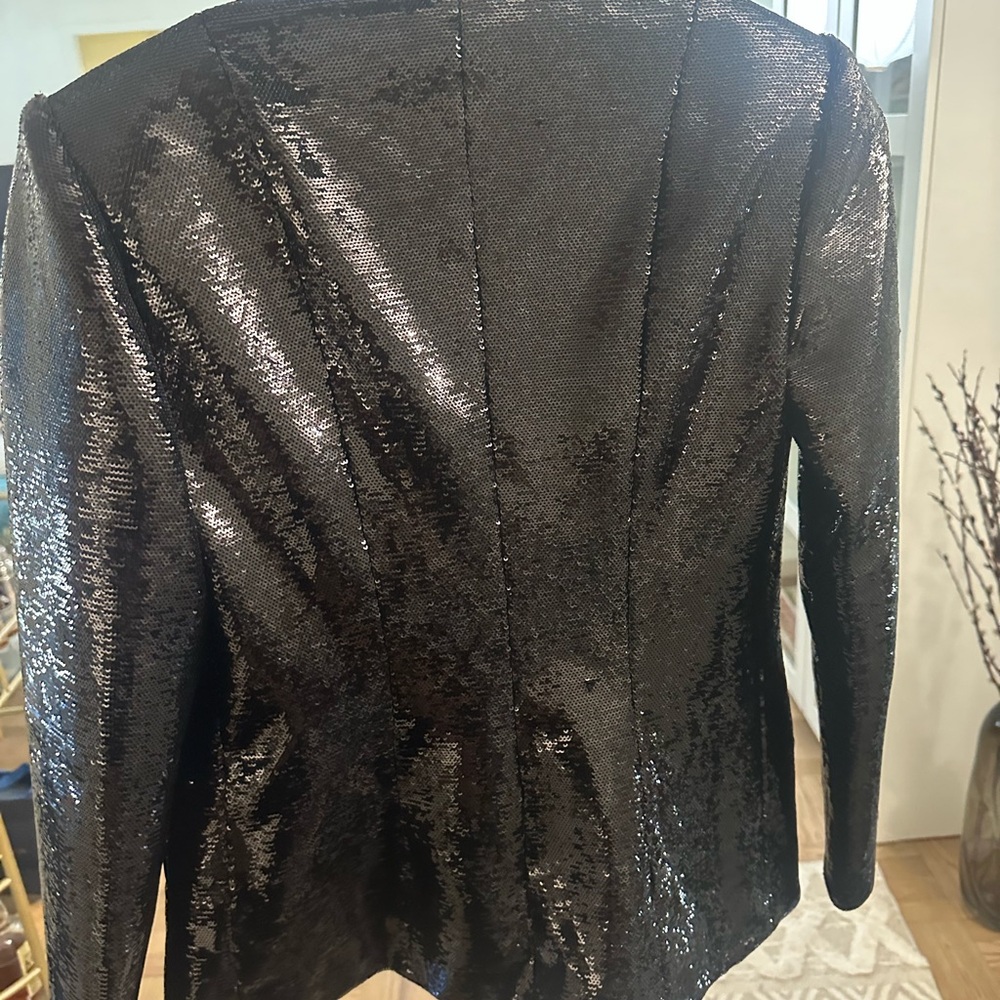 Maje Black Sequin Blazer - Picture 5 of 5